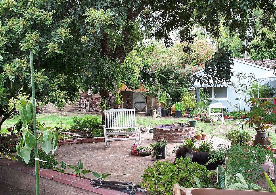 Backyard patio