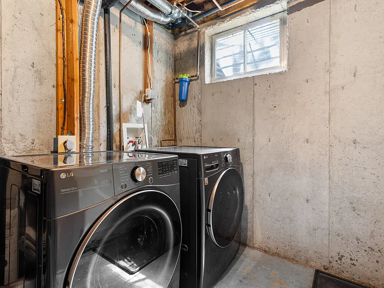 Full-size washer and dryer located on the lower level included for your convenience.