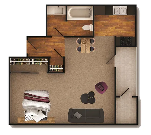 Floor plan Zuni