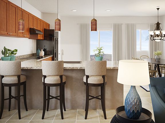 Kitchen with breakfast bar
