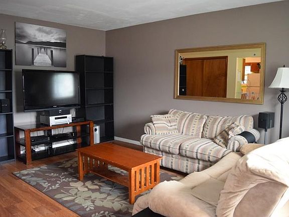 Sit back, relax, and enjoy watching your favorite movies or sports games with the space provided for your entertainment center setup.