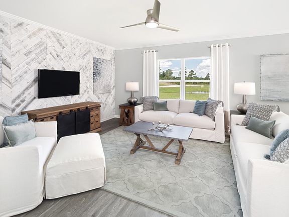 Beautiful, open gathering room, perfect for entertaining - Model Representation