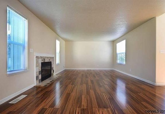 Living room fireplace