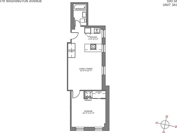 2nd image of 379 Washington Ave #3A1