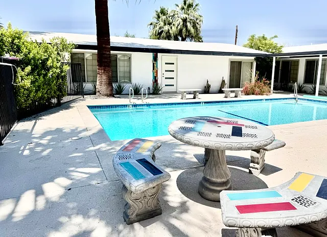 Front yard and pool