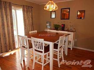 Dining area off of kitchen