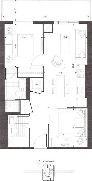 2nd image of 39 Roehampton Ave #1402