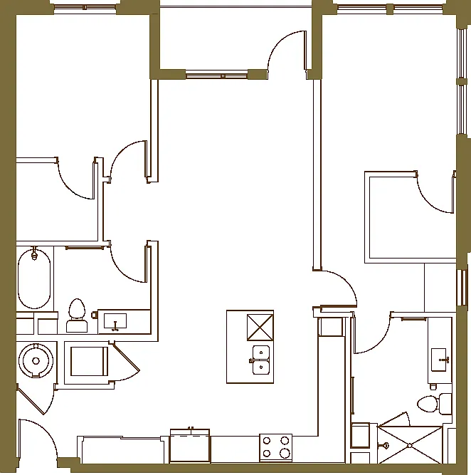 Floor plan 2C1