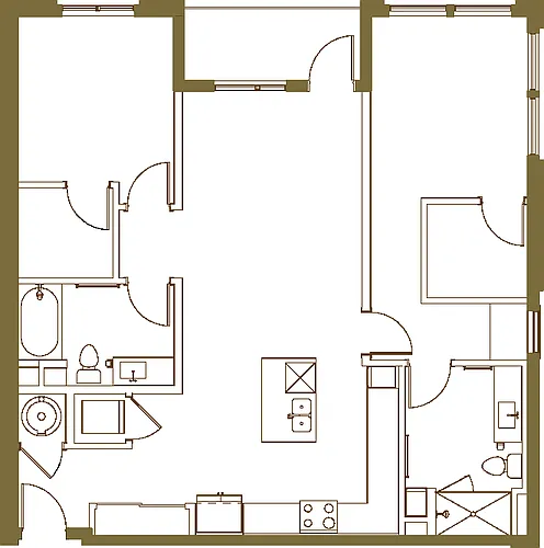 Floor plan 2C1