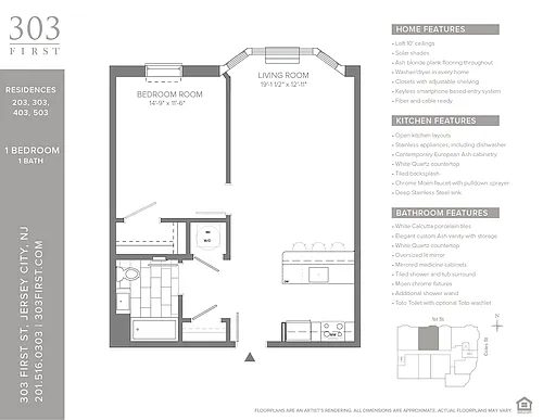 Floor plan 303FA006