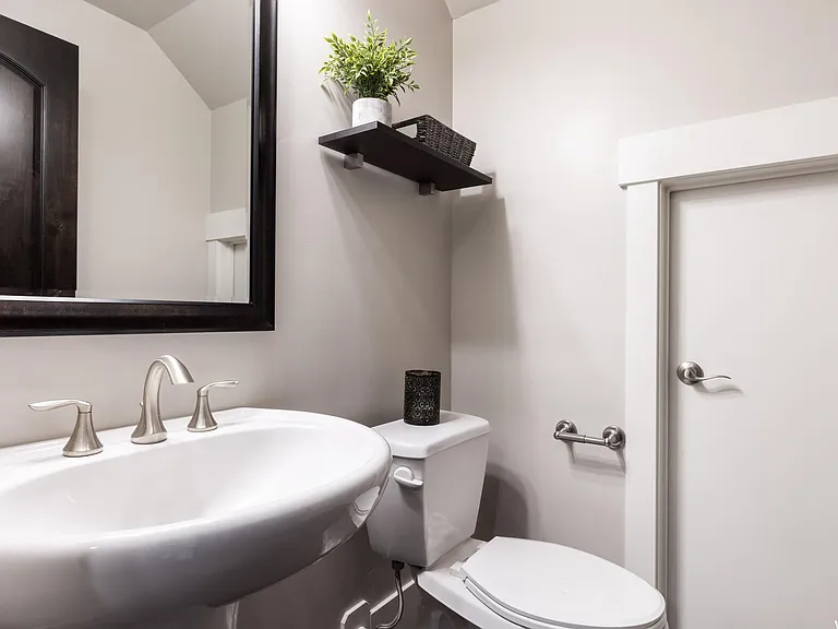Downstairs half- bath