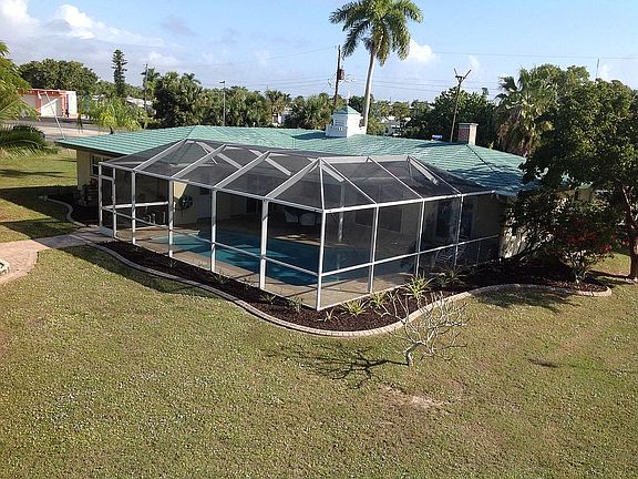 Metal roof.