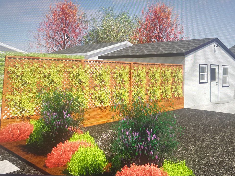 Divider in progress for yard. This is a example of separation.