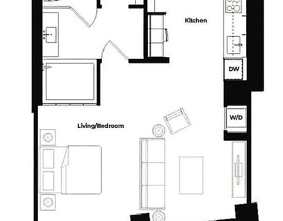 2nd image of 15 William St APT 17D