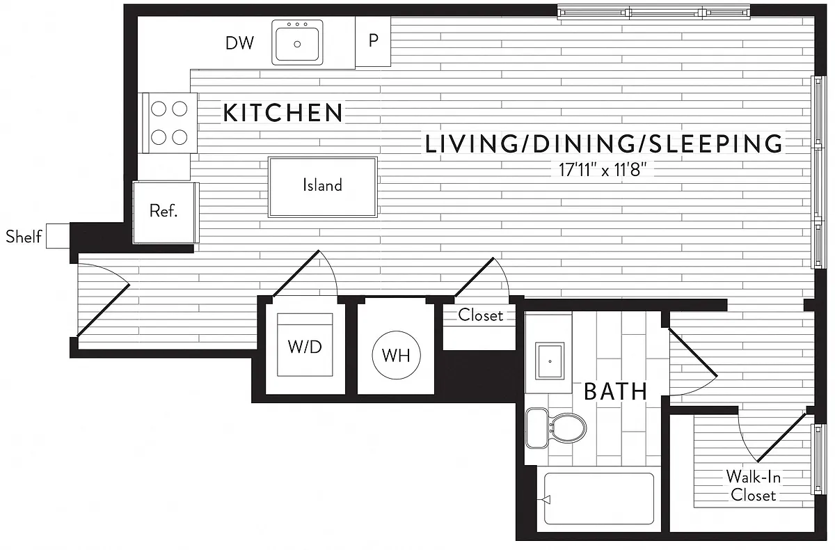 Floor plan S4 - Studio
