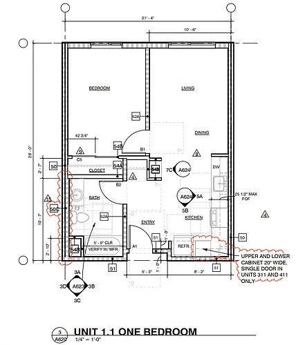 Floor plan 1 Bed