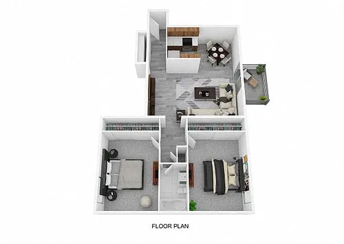 Floor plan 2 Bedroom