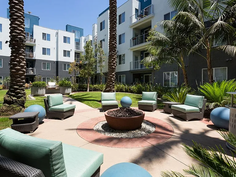 Courtyard with Fire Pit