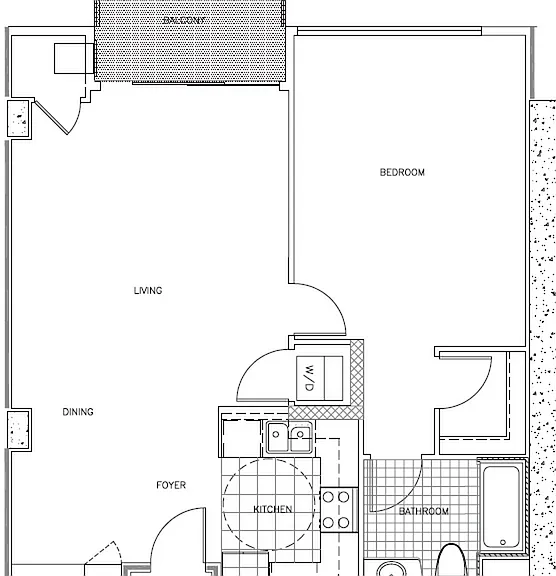 D1 floor plan NoHo 14