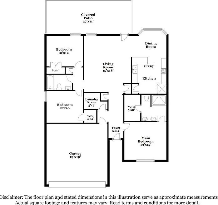 3 bed, 2.0 bath, 1380 sqft, $1,895 — Photo 2