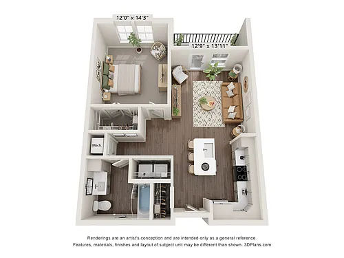 Floor plan Oak