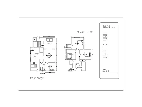 Floor plan 4X2