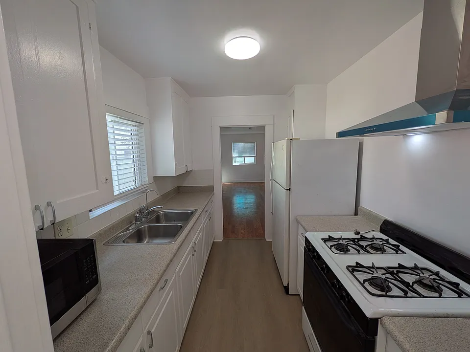 Kitchen from rear of the house