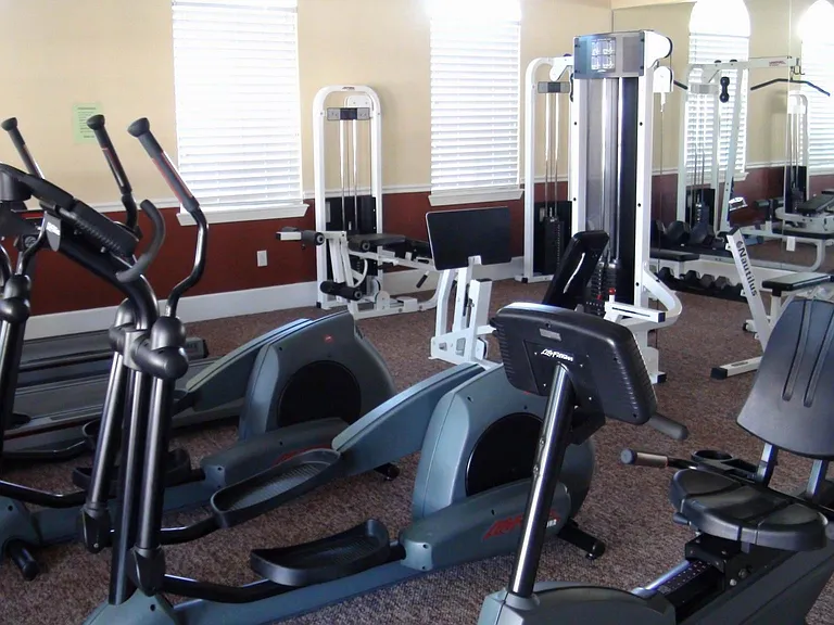 Very well equipped fitness room