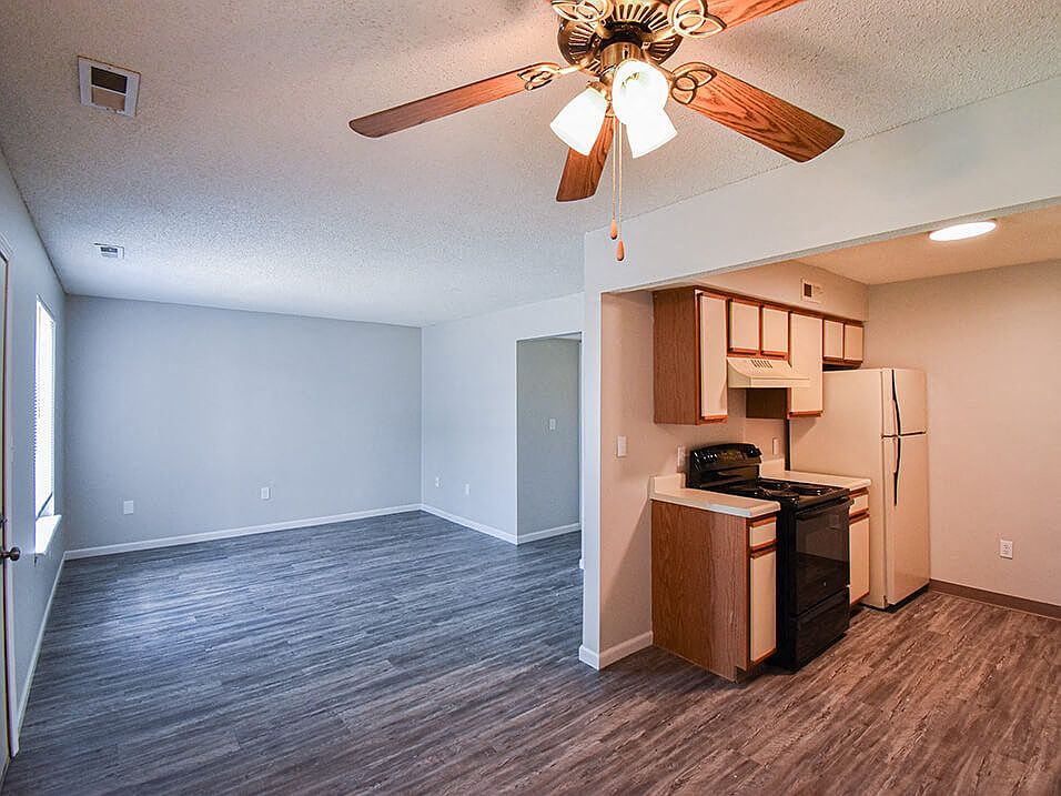 Connected Living and Dining Area