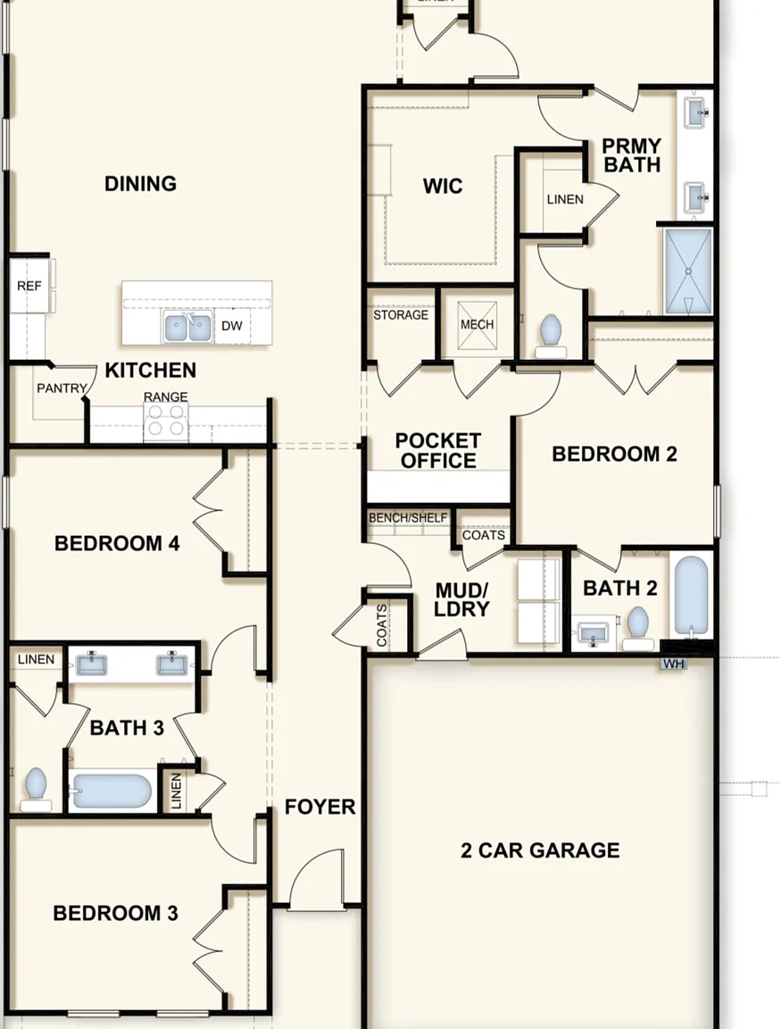 4 bed, 3.0 bath, 2100 sqft, $2,265 — Photo 2