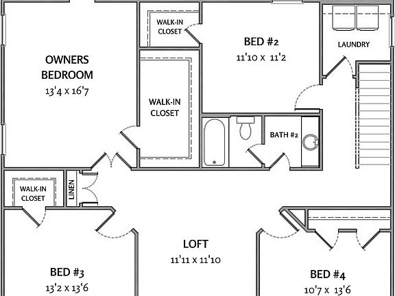 Second Floor - The Studley
