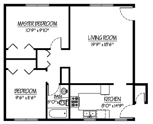 Floor plan First Floor Unit