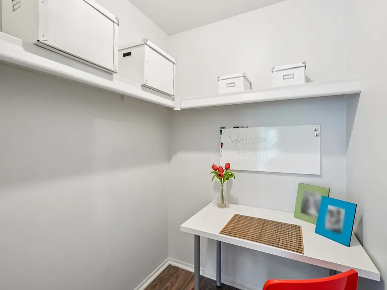 Spacious 5x5 storage closet at Drawbridge Apartments in Harrison Township, MI.