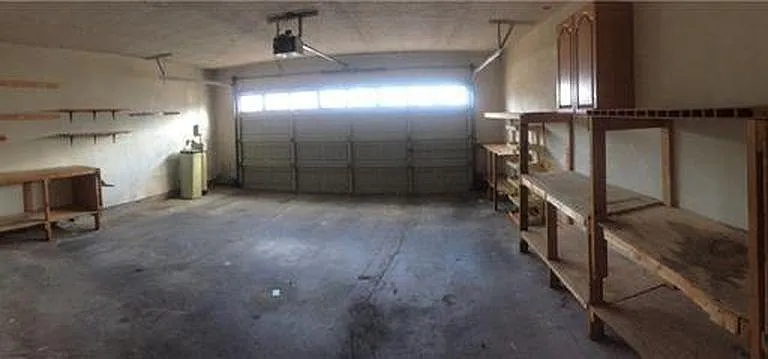 Two car garage