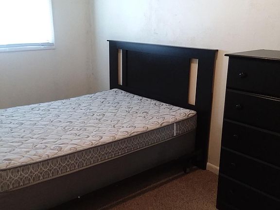 New double bed and dresser