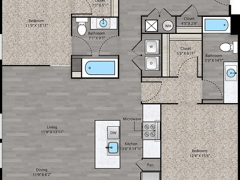 B2 floor plan Ridge at Robinson