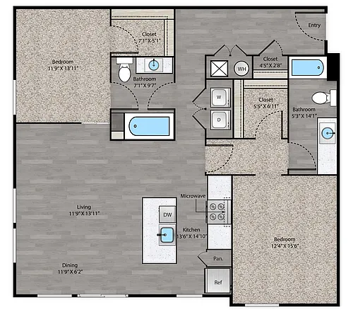 Floor plan B3