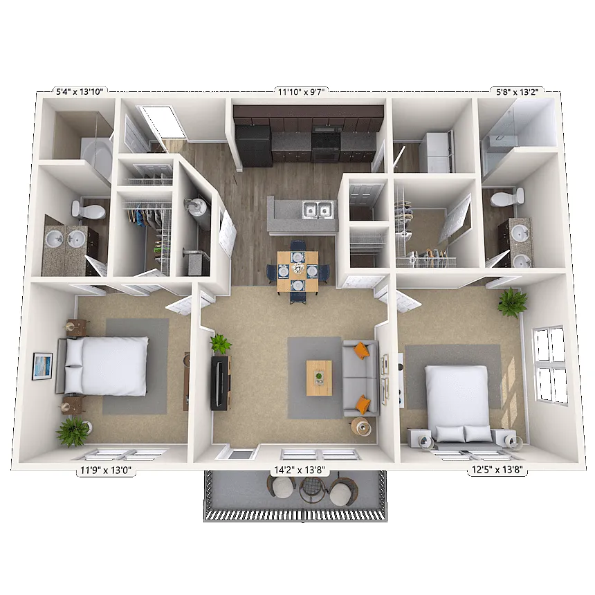 Floor plan Honeyvine