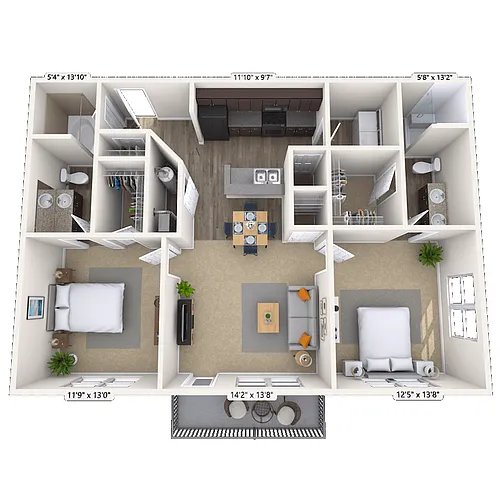 Floor plan Honeyvine