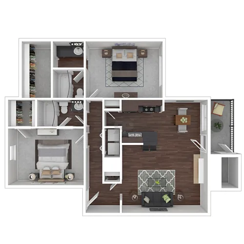 Floor plan B3- W/D