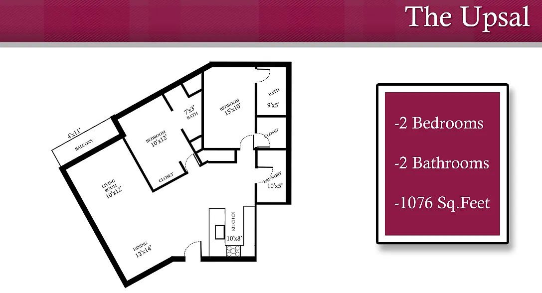 Floor plan The Upsal