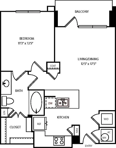 Floor plan A1B