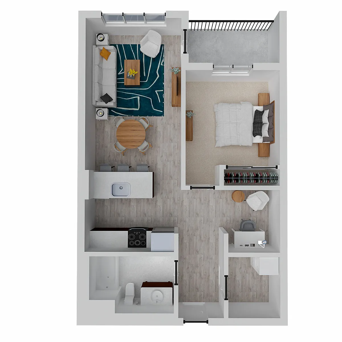 Floor plan A14 Den