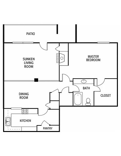 Floor plan Nebo