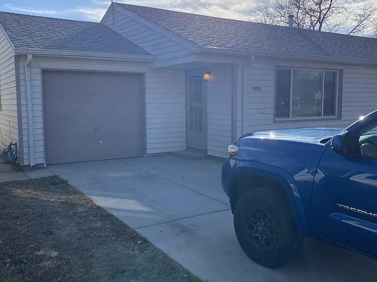Garage with automatic door opener; off-street parking on the driveway
