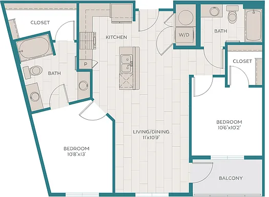 Floor plan B6