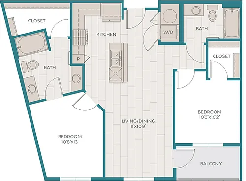 Floor plan B6