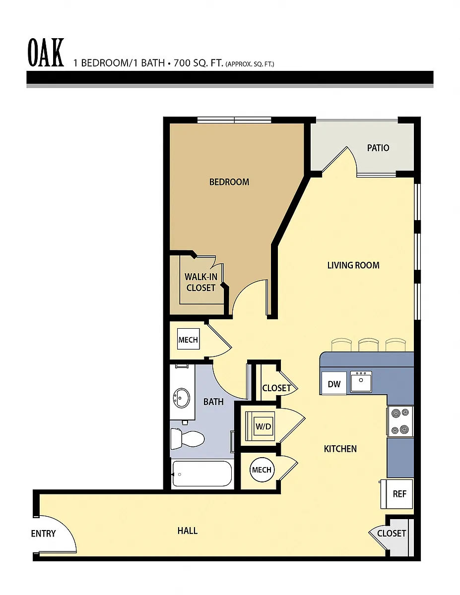 Floor plan Oak