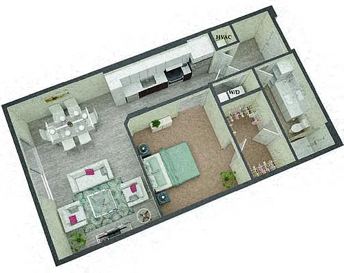 Floor plan Woodland