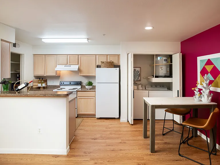Each of our floorplans enjoys washer and dryer hook ups along with spacious flex spaces which can function as a office, study, or dining room.